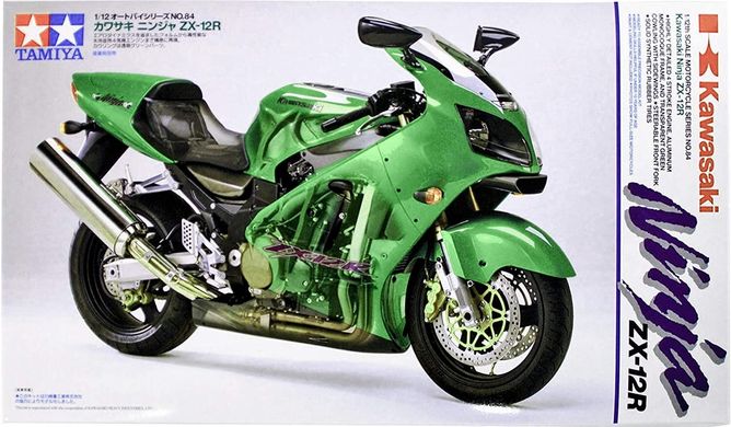 Збірна модель 1/12 спортивний мотоцикл Kawasaki Ninja ZX-12R Tamiya 14084