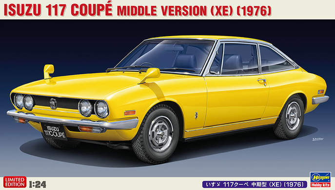 Збірна модель автомобіль 1/24 Isuzu 117 Coupe Middle Version (XE) (1976)Hasegawa 20599