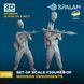 Set of figures 1:35 modern insurgents (2 pcs.) SPALAH 35935