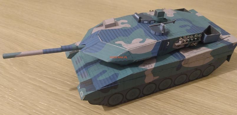 Паперова модель 1/32 німецький основний бойовий танк Leopard 2A5 WAK 3/20