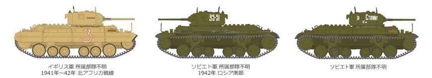 Сборная модель 1/35 британский пехотный танк Valentine Mk.II / IV Tamiya 35352