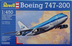 Prefab model 1/450 airplane Boeing 747-200 Revell 03999