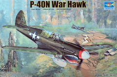 Збірна модель літак 1/32 P-40N Kittyhawk Trumpeter 02212