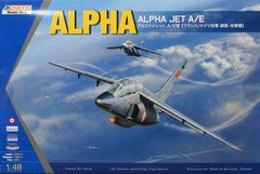 Сборная модель 1/48 самолет Alpha Jet A/E Kinetic 48043