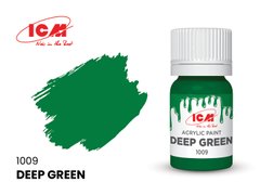 Акрилова фарба Темно-зелений (Deep Green) ICM 1009
