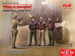 Фігури 1/32 "Фото на пам'ять". Пілоти ВПС США (1944-1945) ICM 32116