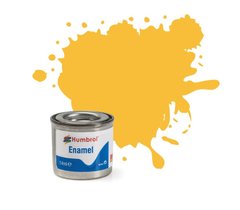 Enamel paint 24 Trainer Yellow Matt - 14ml Enamel Paint Humbrol AA0268