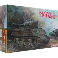 Assembled model 1/35 tank Sherman Usmc M4A2(W) Late Pto Dragon D6462
