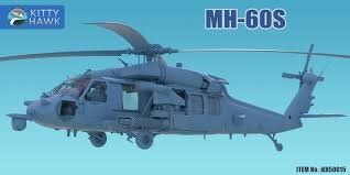 Збірна модель вертольота "Knighthawk" MH-60S w / M197 Cannon Kitty Hawk 50015