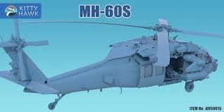 Збірна модель вертольота "Knighthawk" MH-60S w / M197 Cannon Kitty Hawk 50015