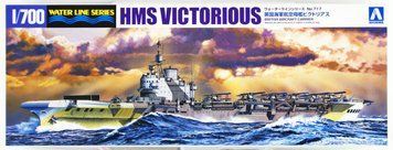 Збірна модель 1/700 авіаносець British Aircraft Carrier HMS Victorious R38 Aoshima 05106