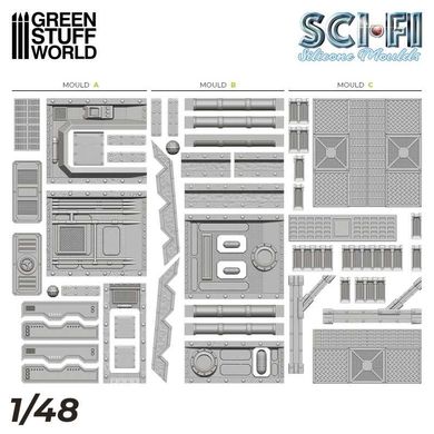 Силіконові форми наукової фантастики - Sci-Fi Mold Green Stuff World 4075