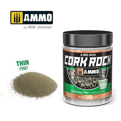 Texture CREATE CORK Stone Gray Thin Stone gray fine Ammo Mig 8424