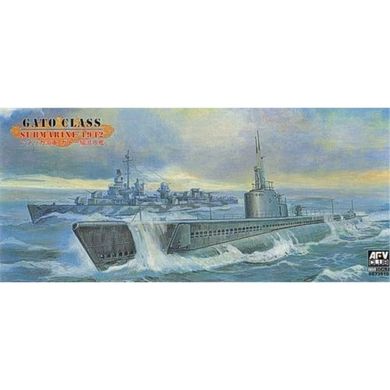 Prefab model 1/350 USS Gato-class submarine 1942 AFV Club 73510