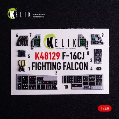 3D наклейки 1:48 для F-16CJ (Hasegawa) Kelik K48129