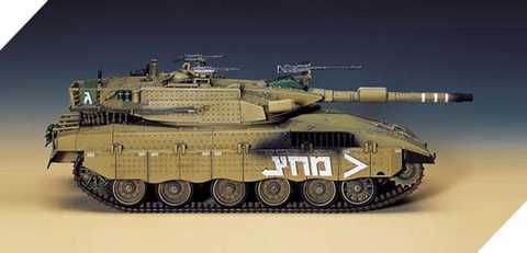 Assembled model 1/35 tank I.D.F. Main Battle Tank Merkava Mk III