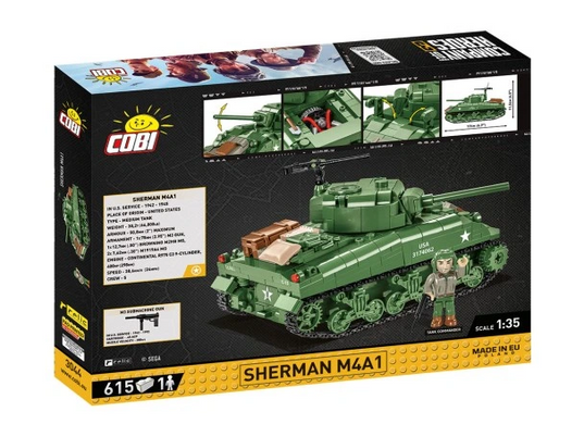 Учебный конструктор танк 1/35 Sherman M4A1 СОВЫ 3044