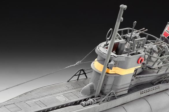 Сборная модель подводной лодки 1:144 Deutsches U-Boot German Submarine Type VII C/41 'Atlantic Version' Revell 05100