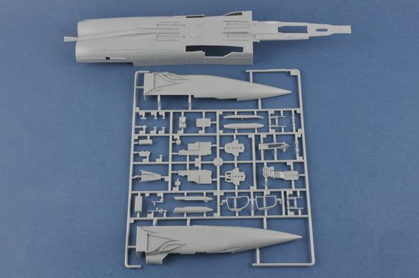 Assembled model 1/48 aircraft MiG-31BM w/ KH-47M2 Hobby Boss 81770