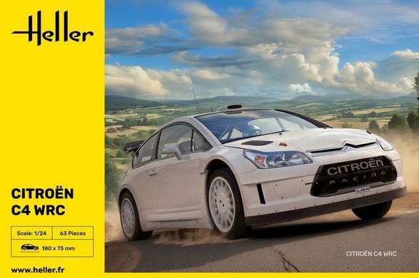 Збірна модель 1:24 автомобіль Citroen C4 WRC Heller 80756