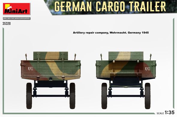 Збірна модель 1/35 німецький вантажни причеп MiniArt 35320