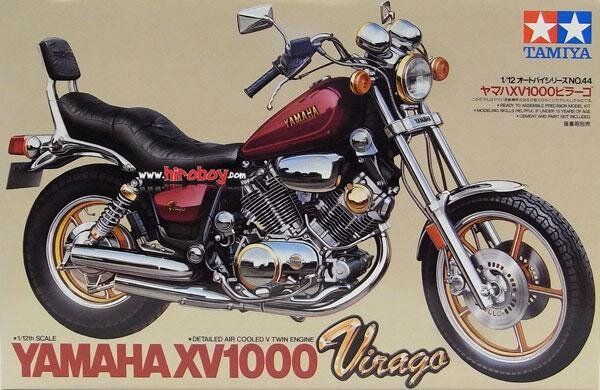 Збірна модель 1/12 мотоцикл Yamaha XV1000 Virago Tamiya 14044