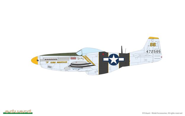 Збірна модель 1/48 літака P-51D-20 Mustang Eduard 84176