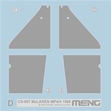 Prefab model 1/24 car McLaren MP4/4 1988 Meng CS-007