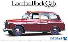 Сборная модель 1/24 автомобиль FX-4 London Black Cab 1968 The Model Car No.68 Aoshima 05967