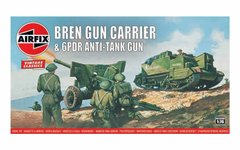 Сборная модель 1/76 Bren Gun Carrier и противотанковая пушка 6PDR Airfix A01309V