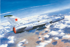 Сборная модель самолет 1/48 Su-11 Fishpot Trumpeter 02898