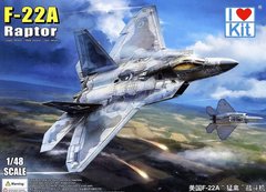 Збірна модель 1/48 винищувач F-22A Raptor I Love Kit 62801