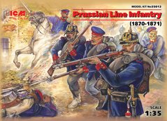 Фігури 1/35 Пруська лінійна піхота (1870-1871р.) ICM 35012