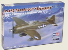 Сборная модель 1/72 самолет P-47D Thunderbolt "Razorback" Easy Assembly HobbyBoss 80283