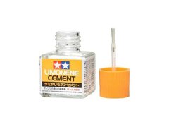 Клей модельный с запахом лимона Limonene Cement (40ml) Tamiya 87113