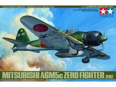 Збірна модель 1/48 Літака Mitsubishi A6M5c Zero Fighter (Zeke) Tamiya 61027
