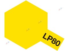 Нитро краска LP80 Желтая матовая (Flat Yellow) Tamiya 82180