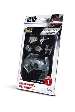Збірна модель космічного корабля Darth Vader's Tie Fighter Easy-Click System Revell 01102 1: 121