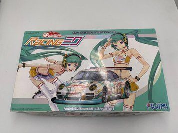 Збірна модель 1:24 автомобіль Porsche 911 GT3R Miku Hatsune x GSR Porsche Typ A Fujimi 189758 + Фототравлення Hobby Design HD02-0166