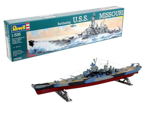 Сборная модель 1/535 Battleship U.S.S. Missouri Revell 05092