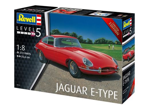 Збірна модель 1/8 автомобіль Jaguar E-Type Revell 07717