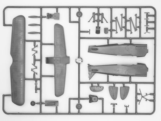 Набір збірних моделей 1/72 Біплани 1930-1940-х років (Не-51A-1, Ki-10-II, U-2/Po-2VS) ICM 72210