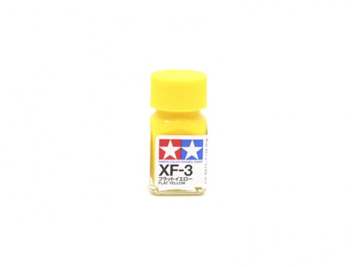 Эмалевая краска XF3 Желтый Матовый (Flat Yellow) Tamiya 80303