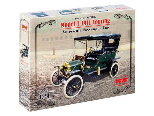Сборная модель 1/24 Model T Touring 1911 г., американский пассажирский автомобиль ICM 24002