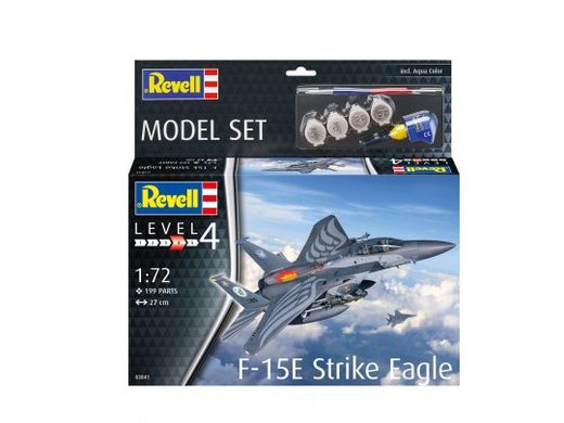 Стартовый набор для моделизма 1/72 самолет F-15E Strike Eagle Revell 63841