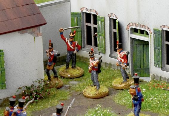 Prefab model 1/72 battle set La Haye Sainte Waterloo 1815 Italeri 6197