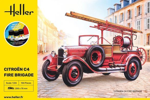 Стартовий набір 1:24 автомобіль Citroen C4 Fire Brigade Heller 56733