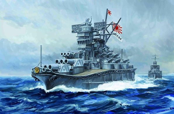 Збірна модель мультяшного корабля Chibi-Maru Fleet Yamato Fujimi 42279