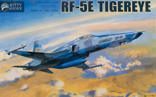 Сборная модель 1:32 самолета RF-5E Tigereye Kit First Look Kitty Hawk 32023