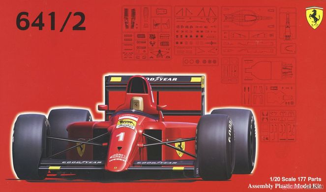 Сборная модель Ferrari 641/2 (Mexican GP/French GP) | 1:20 Fujimi 09214